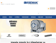 Tablet Screenshot of bemakmakina.com.tr